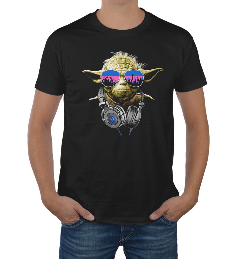 Koszulka z nadrukiem DJ Yoda