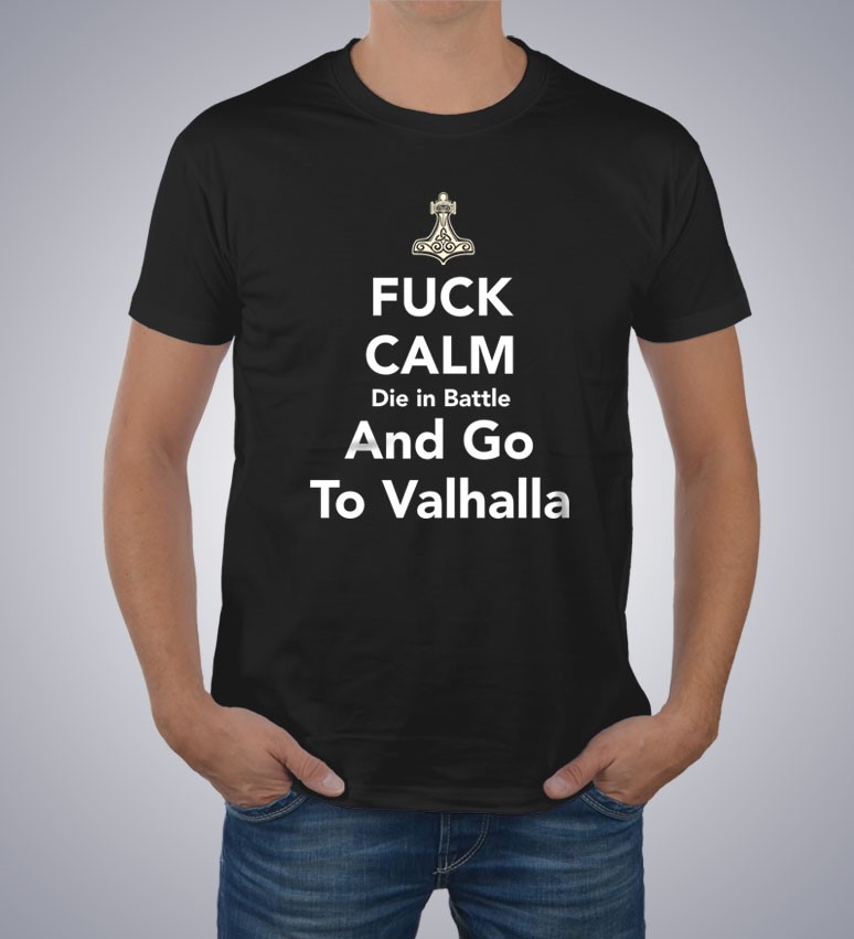 Koszulka z nadrukiem Go To Valhalla
