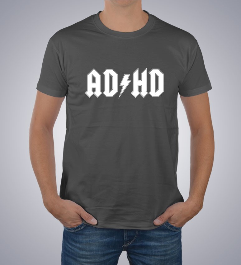 Koszulka z nadrukiem AD/HD