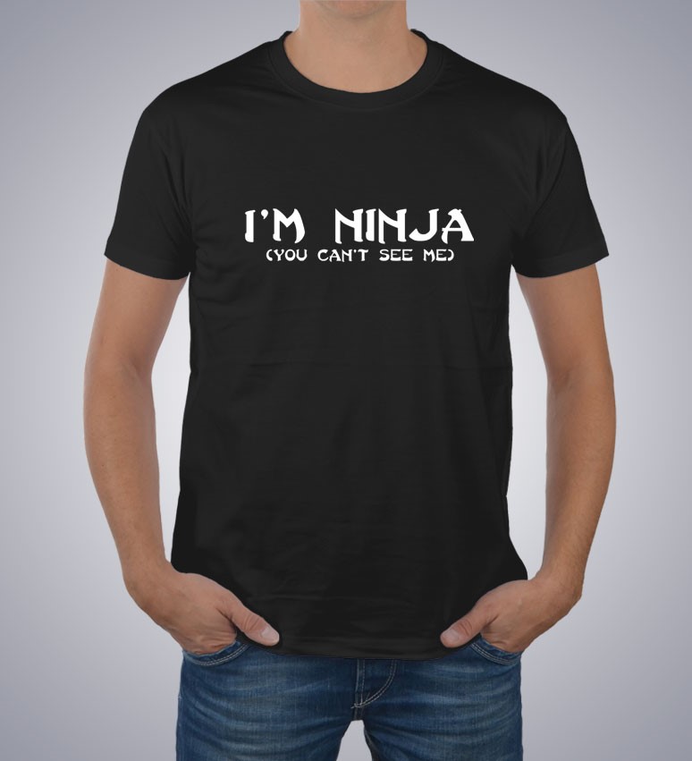 Koszulka z nadrukiem I'm Ninja