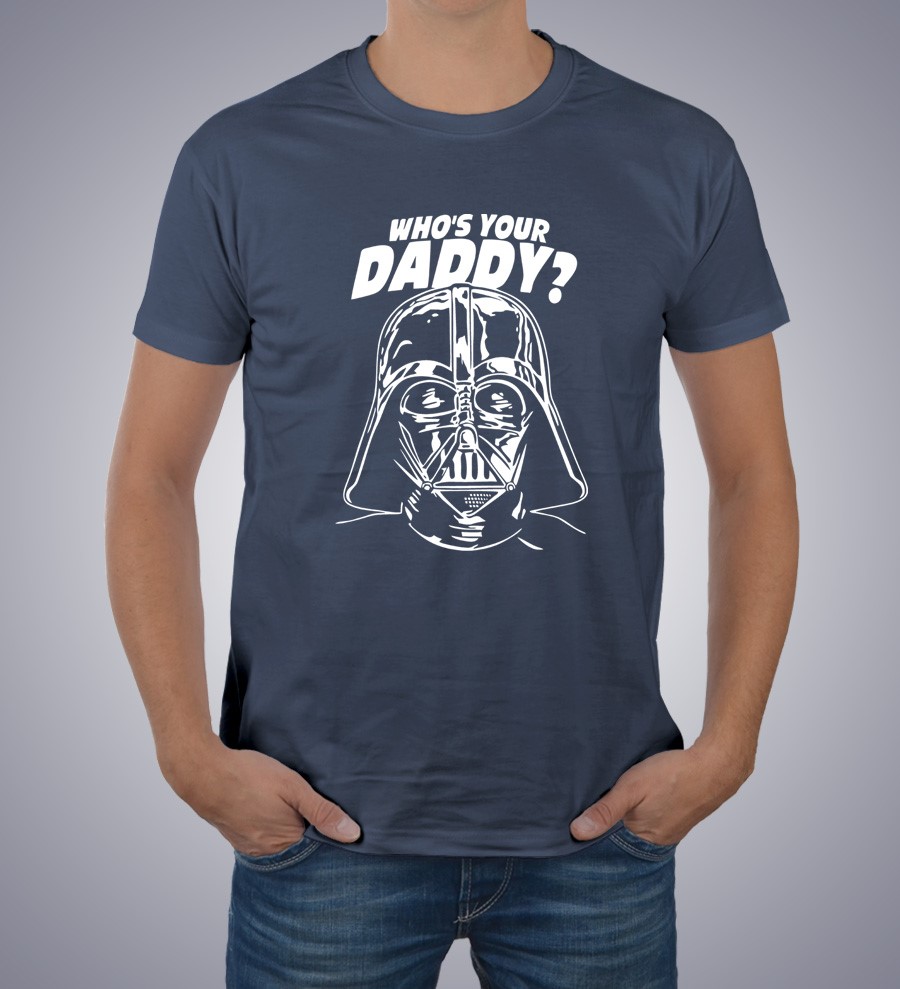 Koszulka z nadrukiem Who's Daddy