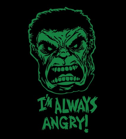 Koszulka z nadrukiem I'm Always Angry