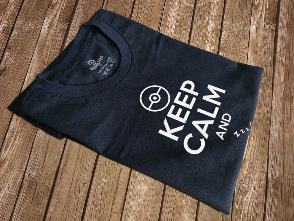 Koszulka z nadrukiem KEEP CALM AND Zzz...