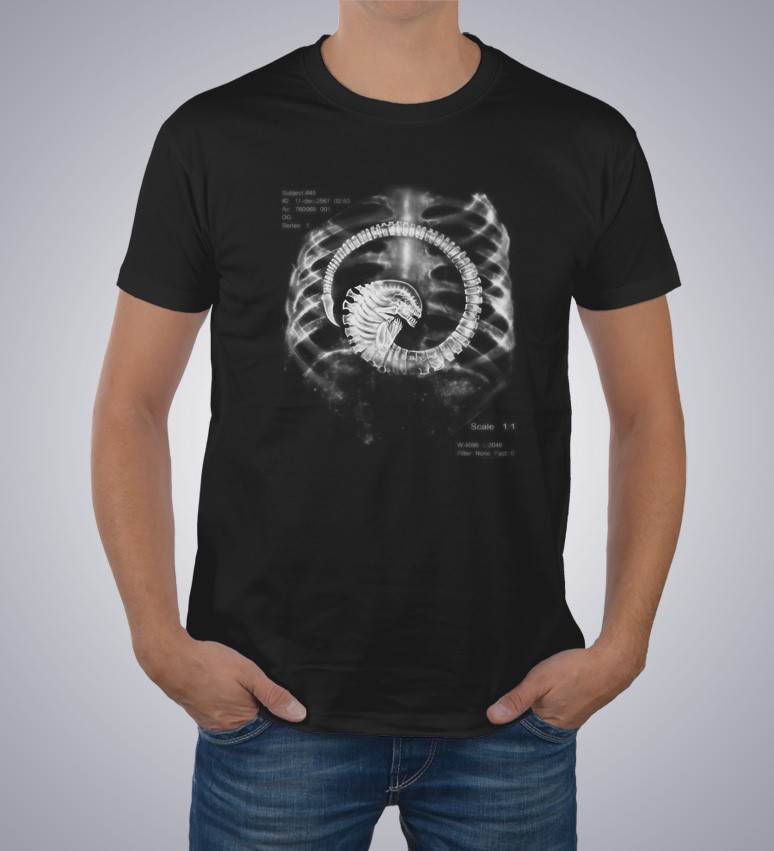 Koszulka Alien X-ray Obcy