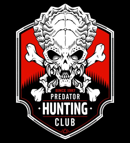 Koszulka z nadrukiem Predator Hunting Club