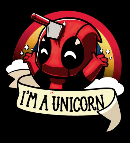 Koszulka z nadrukiem I'm Unicorn