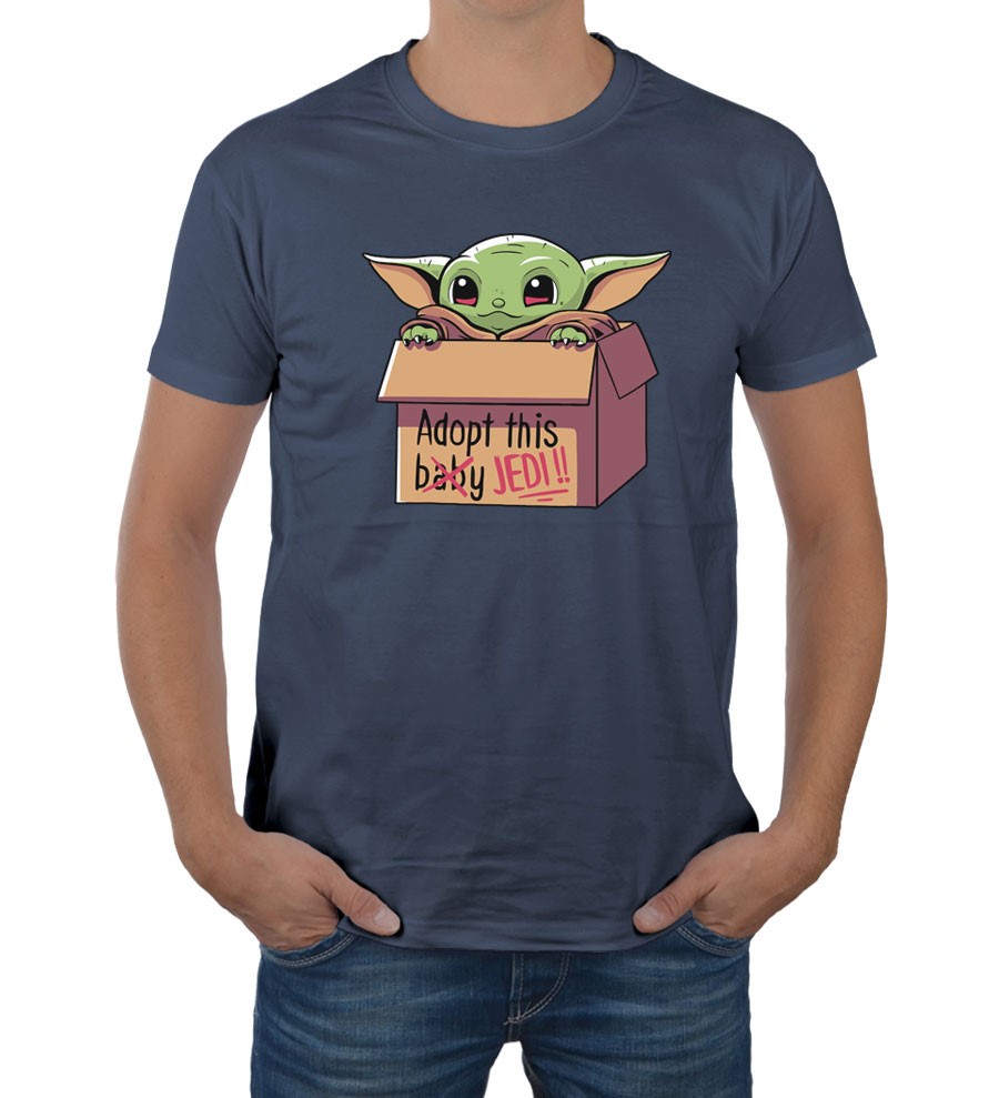 Koszulka z nadrukiem Baby Yoda