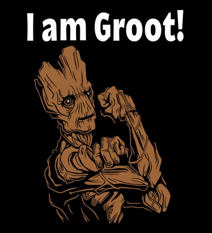 Koszulka z nadrukiem I Am Groot 2