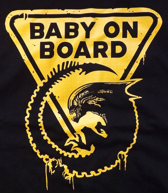 Koszulka z nadrukiem Baby Alien