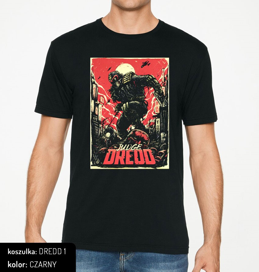 Koszulka z nadrukiem Dredd