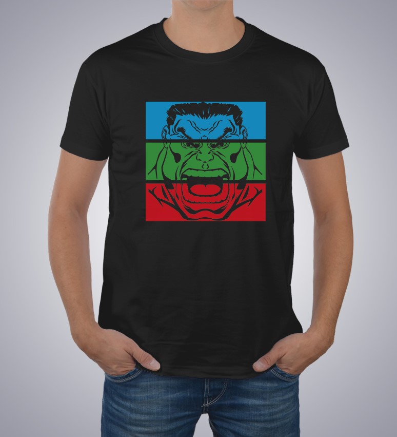 Koszulka z nadrukiem Hulk