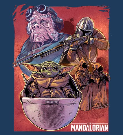 Koszulka z nadrukiem The Mandalorian 1