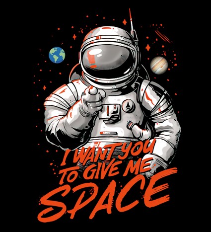 Koszulka z nadrukiem Need Some Space