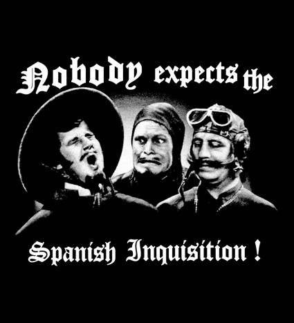 Koszulka z nadrukiem Spanish Inquisition