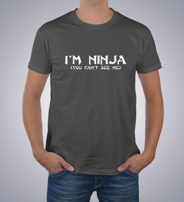 Koszulka z nadrukiem I'm Ninja
