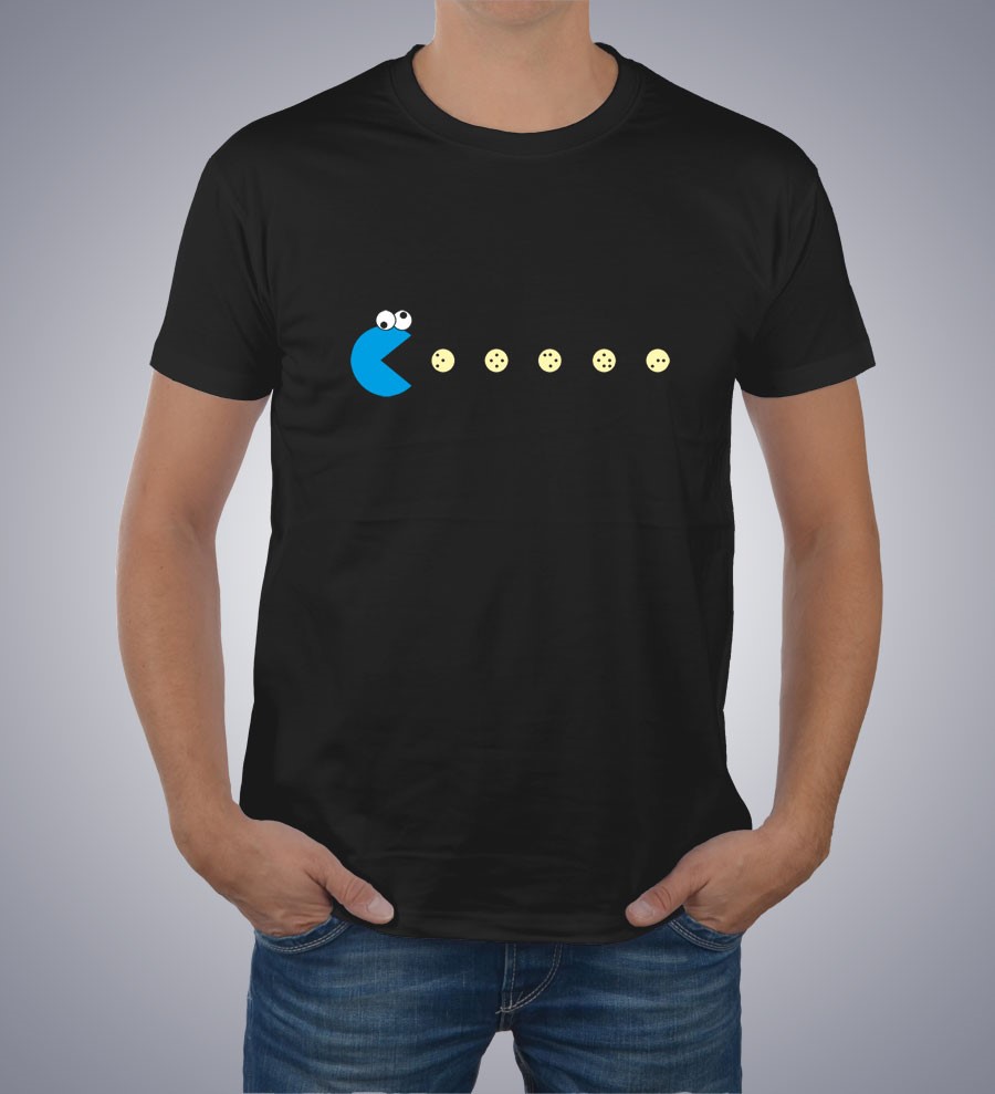 Koszulka z nadrukiem Cookie Pac Man
