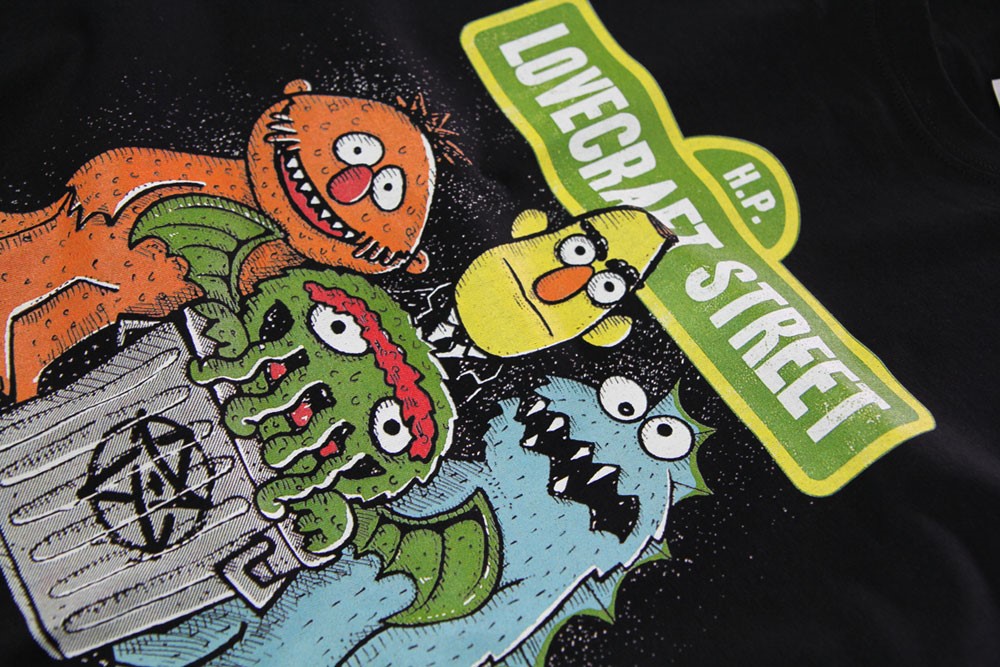 Koszulka z nadrukiem Lovecraft Street