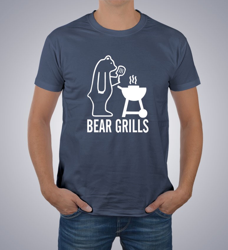 Koszulka z nadrukiem BEAR GRILLS