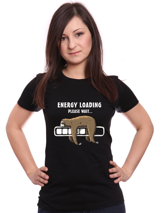 Koszulka damska z nadrukiem Energy Loading