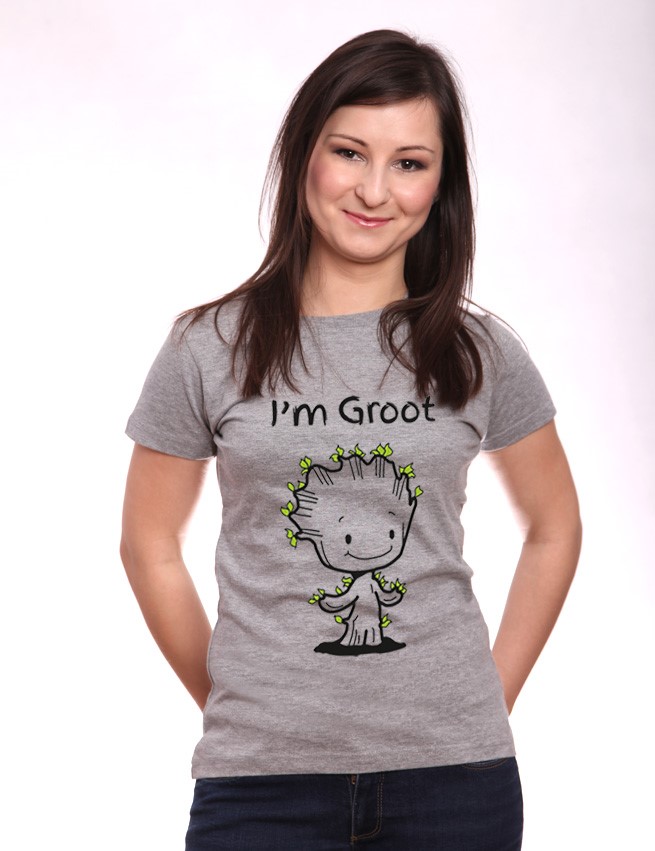 Koszulka damska z nadrukiem I'm Groot