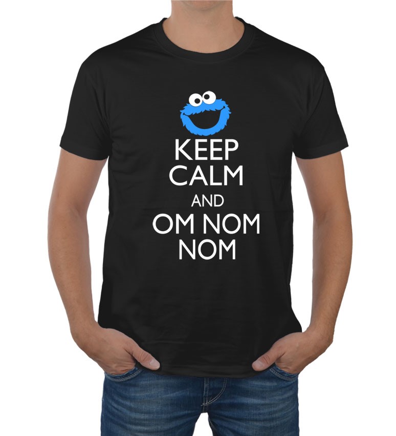 Koszulka z nadrukiem Om Nom Nom