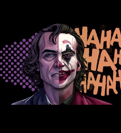 Koszulka z nadrukiem Joker
