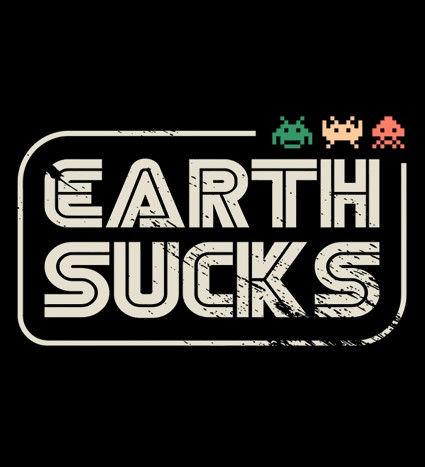 Koszulka z nadrukiem Earth Sucks