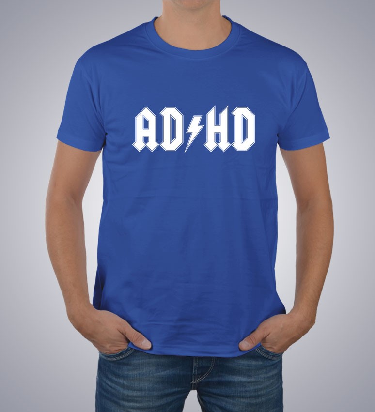Koszulka z nadrukiem AD/HD