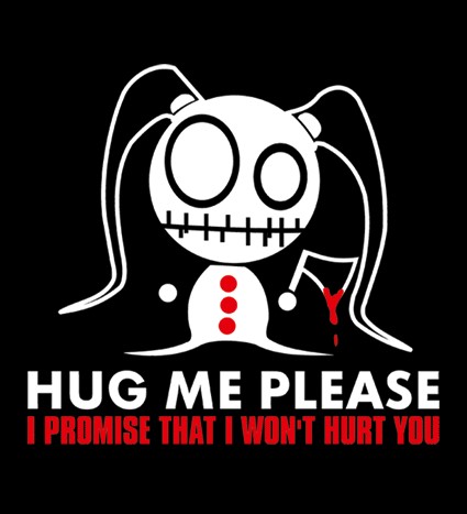 Koszulka z nadrukiem Hug Me