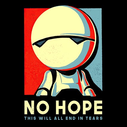 Koszulka z nadrukiem No Hope