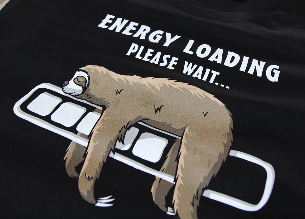 Koszulka z nadrukiem Energy Loading