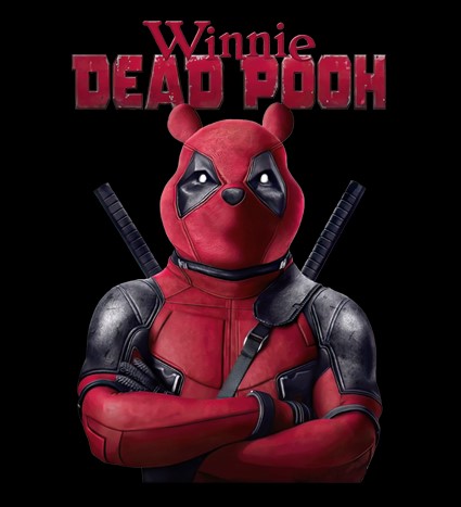 Koszulka z nadrukiem Winnie Dead Pooh