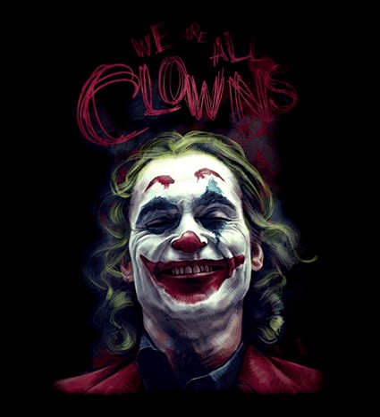 Koszulka z nadrukiem We Are All Clowns