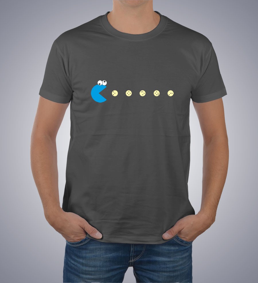Koszulka z nadrukiem Cookie Pac Man