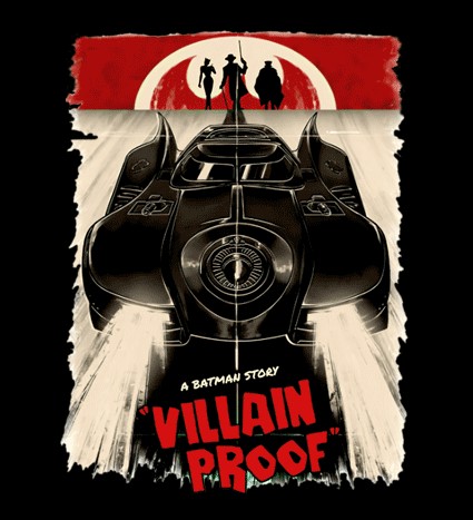 Koszulka z nadrukiem Villain Proof