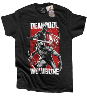 Koszulka z nadrukiem Deadpool & Wolverine