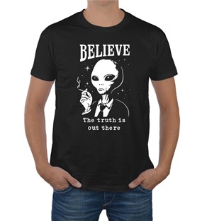 Koszulka z nadrukiem BELIEVE